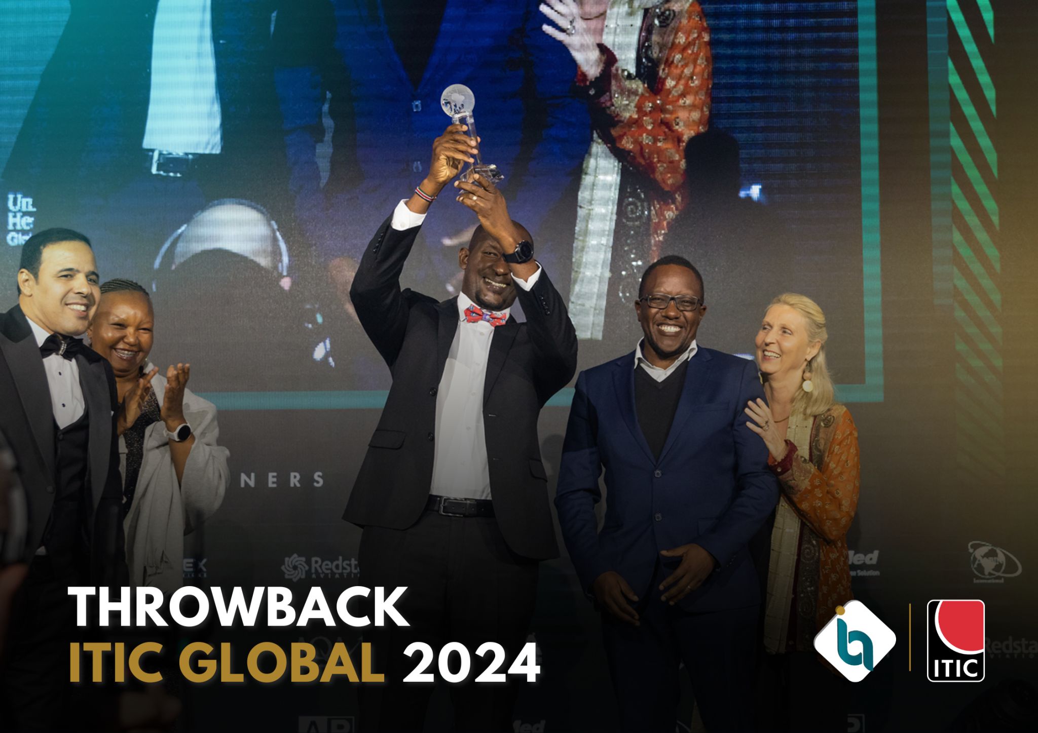 BIA Assistance Founder and CEO Yusuf Galal and Managing Director Alaa Musa at ITIC Global 2024 in Vienna, Austria